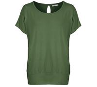 Van Der Rich ® - T-Shirt con Schiena Scoperta - Donna (Cachi-B, M)