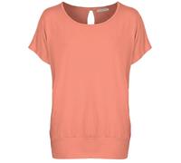 Van Der Rich ® - T-Shirt con Schiena Scoperta - Donna (Corallo-B, M)