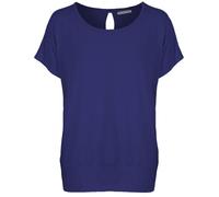 Van Der Rich ® - T-Shirt con Schiena Scoperta - Donna (Navy-B, M)