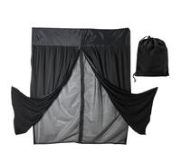 Van Fly Mesh - Porta schermo Van Fly Mesh - lato doppio strato - rete per porta, chiusura magnetica del punto centrale, copertura di barriera - per la sicurezza