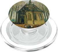 Van Gogh - Congregazione Lasciando la Chiesa a Nuenen PopSockets PopGrip per MagSafe