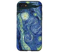 Van Gogh - Cover per telefono, motivo: cielo stellato di notte Custodia per iPhone SE (2020) / 7 / 8