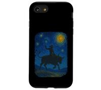 Van Gogh Cowboy Bull Rider Rodeo Western Custodia per iPhone SE (2020) / 7/8