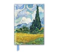 Van Gogh Foiled Journal: Wheat Field With Cypresses