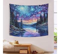 Van Gogh Forest Stampa 3D Arazzo Da Parete Poster Ornamento Murale Tapestry Tessuto Parete Appeso Decorazione Utilizzato in Camera Da Letto, Soggiorno, Copriletto, Decorazione Murale 70cmx100cm