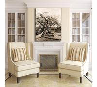 Van Gogh giardini della chiesa quadro stampa tela dipinto telaio arredo casa