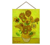 Van Gogh Girasoli Cornici, Legno, 25 x 30 x 2 cm