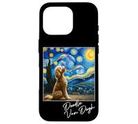 Van Gogh Golden Doodle Dog Art Golden Doodle Dog Custodia per iPhone 16 Pro