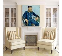 Van Gogh il postino Joseph Roulin quadro stampa tela dipinto telaio arredo casa