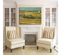 Van Gogh il raccolto design quadro stampa tela dipinto telaio arredo casa