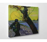 Van Gogh Il Seminatore Stampa di Pregio su Tela Canvas Vernice Pennellate