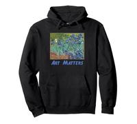 Van Gogh Iris L'Arte Conta Felpa con Cappuccio