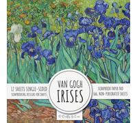 Van Gogh Irises Scrapbook Paper Pad: 6x6 Scrapbooking Designs for Cardmaking, DIY Crafts, Printmaking, and Papercrafts