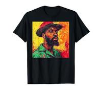 Van Gogh Juneteenth 1865 Radici afroamericane Uomo nero Maglietta