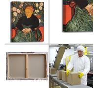 Van Gogh la berceuse design quadro stampa tela dipinto telaio arredo casa