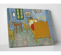 Van Gogh La camera di Vincent ad Arles Stampa su Tela Canvas Vernice Pennellate
