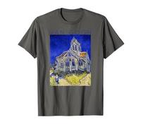 Van Gogh - La Chiesa di Auvers-sur-Oise Maglietta