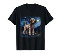Van gogh Lagotto Romagnolo in notte stellata Maglietta