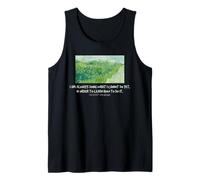 Van Gogh Learning Citazione Artista Motivazione Arte Storia Vibe Canotta