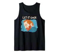 Van Gogh Let It Gogh Storia dell'Arte Pun Pun Pittore Umorismo Ritratto Canotta