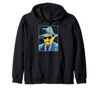 Van Gogh - l'Uomo con Sfumature Felpa con Cappuccio