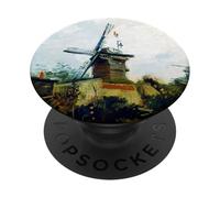 Van Gogh - Mulini a vento su Montmartre - Art For Artists PopSockets PopGrip Adesivo