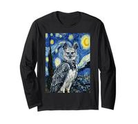 Van Gogh Notte Stellata Arpia Eagle Art Painting Maglia a Manica