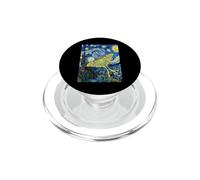 Van Gogh Notte Stellata Luna Moth Pittura Arte PopSockets PopGrip per MagSafe