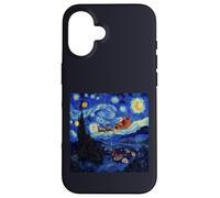 Van Gogh Notte stellata San Nicola a St. Remy Custodia per iPhone 16