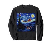 Van Gogh Notte Stellata San Nicola a St. Remy Felpa