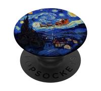 Van Gogh Notte stellata San Nicola a St. Remy PopSockets PopGrip Adesivo