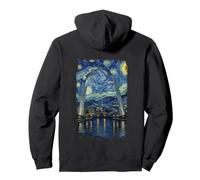Van Gogh Notte Stellata St. Louis Arch View Travel Felpa con Cappuccio