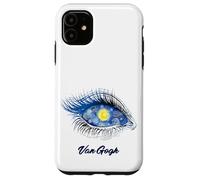 Van Gogh Sketch Drawing Eye Illustration Graphic Designs Custodia per iPhone 11