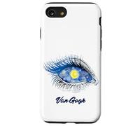 Van Gogh Sketch Drawing Eye Illustration Graphic Designs Custodia per iPhone SE (2020) / 7/8