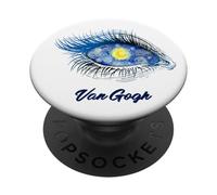 Van Gogh Sketch Drawing Eye Illustration Graphic Designs PopSockets PopGrip Adesivo