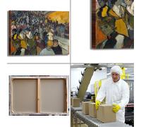 Van Gogh spettatori nell'arena quadro stampa tela dipinto telaio arredo casa