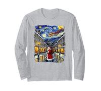 Van Gogh Starry Night Cartagena Streets Colombia Travel Maglia a Manica