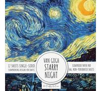 Van Gogh Starry Night Scrapbook Paper Pad: 6x6 Scrapbooking Designs for Cardmaking, DIY Crafts, Printmaking, and Papercrafts