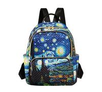 Van Gogh Starry Sky Mini zaino borsa da donna, borsa da viaggio casual borsa a tracolla, S, Van Gogh cielo stellato, S