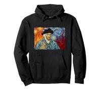 Van Gogh Thumbs up All is Fine Dumpsterfire Notte stellata Felpa con Cappuccio