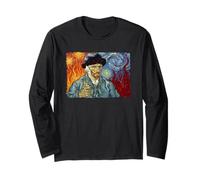 Van Gogh Thumbs up All is Fine Dumpsterfire Notte stellata Maglia a Manica