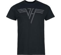 Van Halen Logo 3D Druck Uomo T-Shirt Nero 100% Cotone Regular