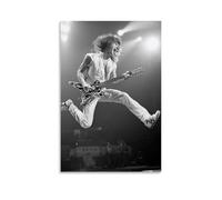 Van Halen, Poster impermeabile da parete, stampa domestica, a prova di umidità, facile da installare e resistente allo sbiadimento, senza cornice, stile 40 x 60 cm