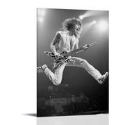 Van Halen Poster impermeabili da parete, stampa domestica, a prova di umidità, facile da installare e resistente allo sbiadimento, stile cornice, 40 x 60 cm