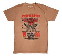 Van Halen World Invasion ufficiale Uomo maglietta unisex
