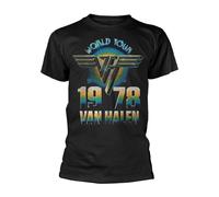Van Halen World Tour '78 autorizzato Uomo maglietta