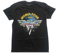 Van Halen World Tour '78 Full Colour autorizzato Uomo maglietta