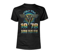 Van Halen World Tour '78 Maglietta Adulto Unisex (PH2403)