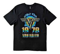 VAN HALEN - WORLD TOUR '78 - tshirt - Unisex - T Shirt - 69 - Medium - E72z