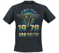 VAN HALEN - WORLD TOUR '78 - tshirt - Unisex - T Shirt - Large - E72z